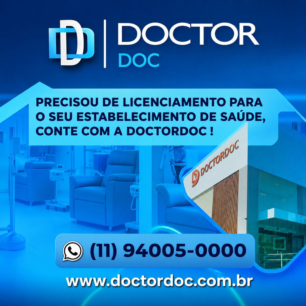 Capa do video sobre licenciamento para estabelecimentos de saude