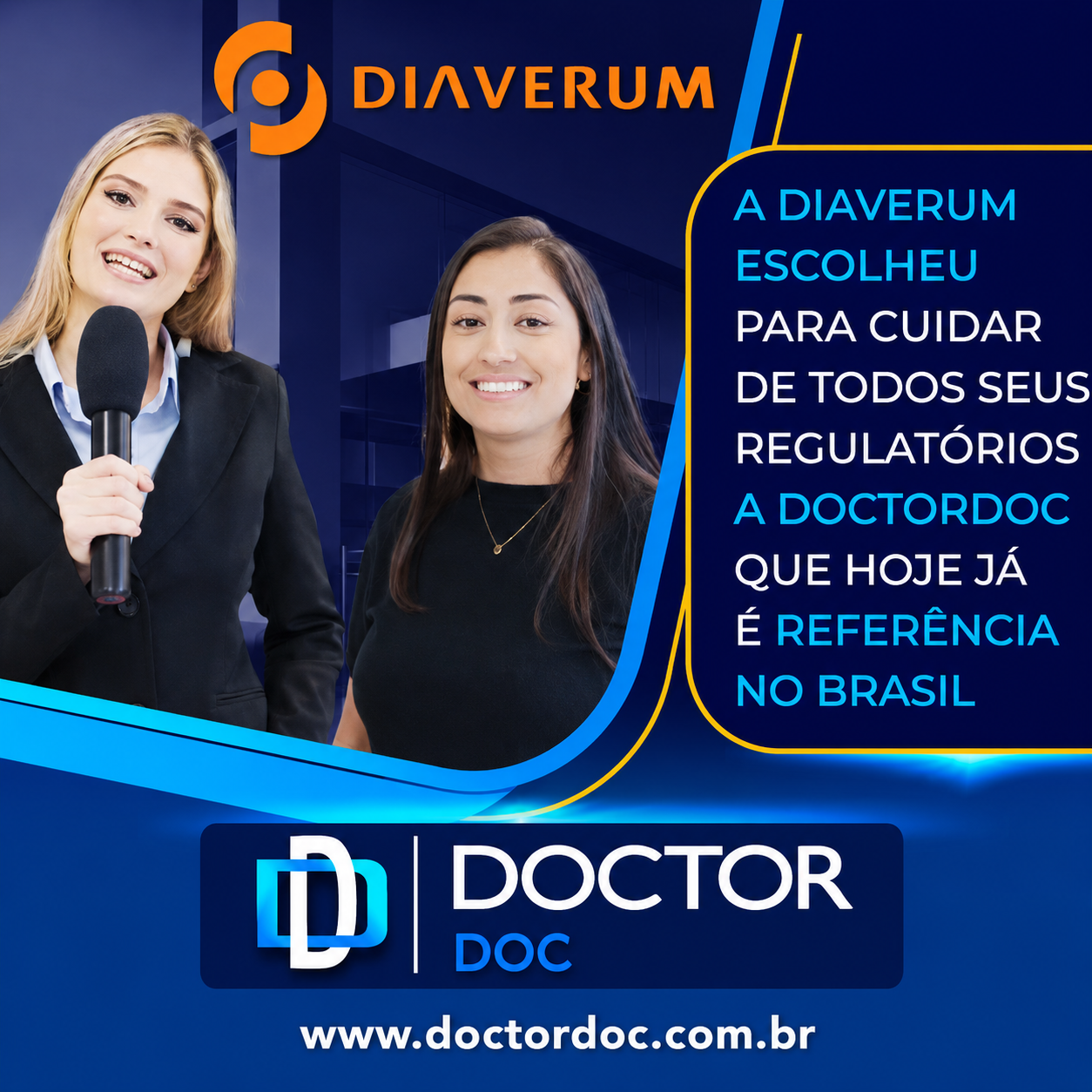 Capa do video sobre a Doctor Doc como referencia em processos regulatorios